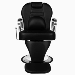 fauteuil barbier noir tiziano - vue principale